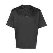 Jil Sander T-shirts och Polos Svart Black, Herr