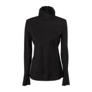 Jil Sander Turtleneck Tröja Black, Dam