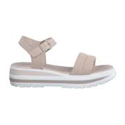 Marco Tozzi Flat Sandals Pink, Dam