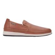 Mephisto Brun Läder Slip-On Sko för Män Brown, Herr