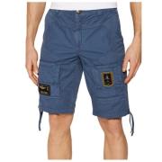 Aeronautica Militare Anti-G Bermuda Shorts Blue, Herr