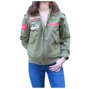 Aeronautica Militare Broderad Bomberjacka Green, Dam