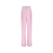 Alexander McQueen Straight Trousers Pink, Dam