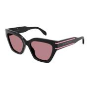 Alexander McQueen Sunglasses Black, Dam