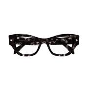 Alexander McQueen Ikoniska Studs Prydda Cat-Eye Solglasögon Brown, Uni...