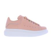 Alexander McQueen Högkvalitativa lädersneakers Pink, Dam