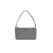 Alexander Wang Medium Rhinestone Pouch Hobo Bag White, Dam