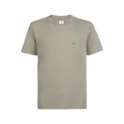 C.p. Company Quiltad Bomull T-shirt för Män Beige, Herr