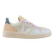 Veja V-10 Suede Sneakers White, Dam