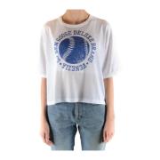 Golden Goose Stilren Vit T-shirt för Kvinnor White, Dam