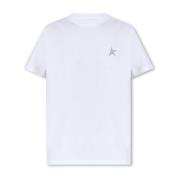 Golden Goose Bomull T-shirt White, Dam