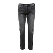 Golden Goose Slim Fit Jeans Black, Dam