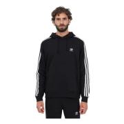 Adidas Originals Klassisk 3-Stripes Hoodie - Svart Black, Herr