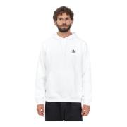 Adidas Originals Vit Herr Trefoil Essentials Huvtröja White, Herr