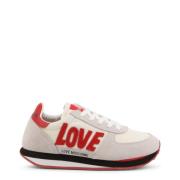 Love Moschino V?r/Sommar Kvinnors Sneakers White, Dam