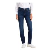 MAC Angela Jeans 5240/87 0380L Medium Blue Denim Blue, Dam