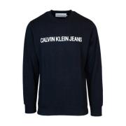 Calvin Klein Jeans Herrtröja utan huva Black, Herr