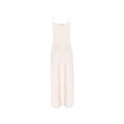 AllSaints Hadley Slip Klänning Beige, Dam