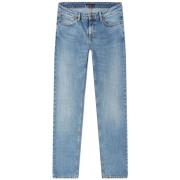 Nudie Jeans Blå Horizon Skinny Lin Jeans Blue, Herr