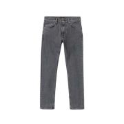 Nudie Jeans Slim Fit Grå Ash Denim Jeans Gray, Herr