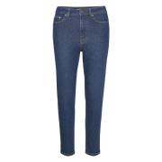 Gestuz Stilfulla High-Waisted Slim Jeans Blue, Dam