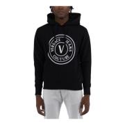 Versace Jeans Couture V Emblem Sweatshirt Black, Herr