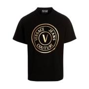 Versace Jeans Couture Stilfull T-shirt från Versace Jeans Couture Blac...