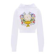 Versace Jeans Couture Huvtröja White, Dam