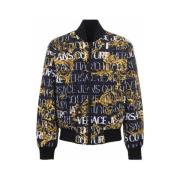 Versace Jeans Couture Reversibel Logo Couture Bomberjacka - Svart Blac...