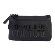 Versace Jeans Couture Svart Nylon Versace Marsupio Clutch Black, Dam