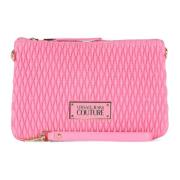 Versace Jeans Couture Quiltad Logo Clutch Pink, Dam