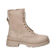 Xti Ankle Boots Beige, Dam