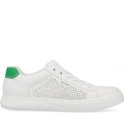 Rieker Vita Läder Sneakers för Män White, Herr