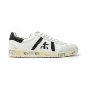 Premiata Retrostil Lädersneakers White, Herr