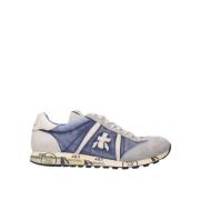 Premiata Lucy Herr Sneakers med Broderad Logotyp Multicolor, Herr