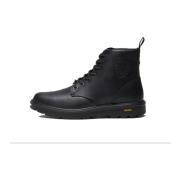 Blauer Kilklack Ankelboots Black, Herr