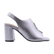 Carmens Rueda High Heel Sandaler Gray, Dam