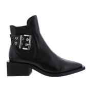 Ganni Chunky Buckle Chelsea Boot Storlek 37 Black, Dam