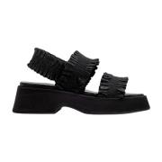 Ganni Platta Sandalerer Black, Dam