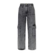 Ganni Frakt jeans Gray, Dam