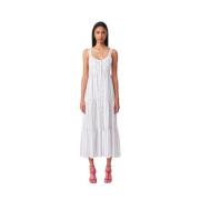 Suncoo Maxi Dresses White, Dam