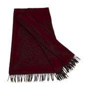 Etro Vinter halsduk Red, Unisex