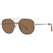 Sandro Brun Aviator Solglasögon Brown, Herr