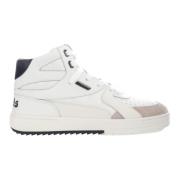 Palm Angels Vita Höga Sneakers White, Dam