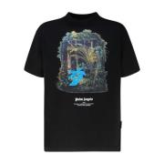 Palm Angels Jungle Print T-Shirt Black, Herr