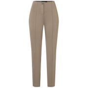 Cambio Ros Skinny Fit Byxor Beige, Dam