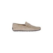 Tod's Beige Platta Skor Beige, Herr