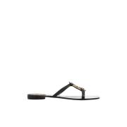 Tory Burch ‘Miller’ lädersandaler Black, Dam