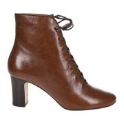 Tory Burch Stiliga Marrone Brun Ankelboots Brown, Dam