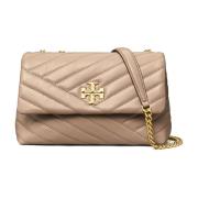 Tory Burch Chevron Liten Axelväska Gray, Dam